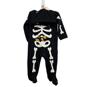 Carter’s 9 Month Skeleton One Piece Outfit and Hat